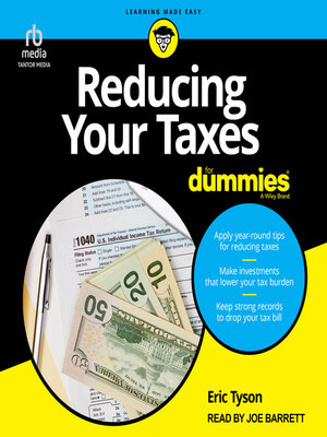 cover image of Reducing Your Taxes For Dummies